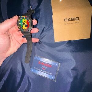 Casio G-Shock Black Rasta Watch